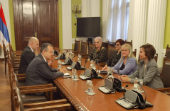 20 December 2021 The National Assembly Speaker Ivica Dacic in meeting with the representatives of the Belgrade Foster Carers’ Association and Centre for Foster Care and Adoption